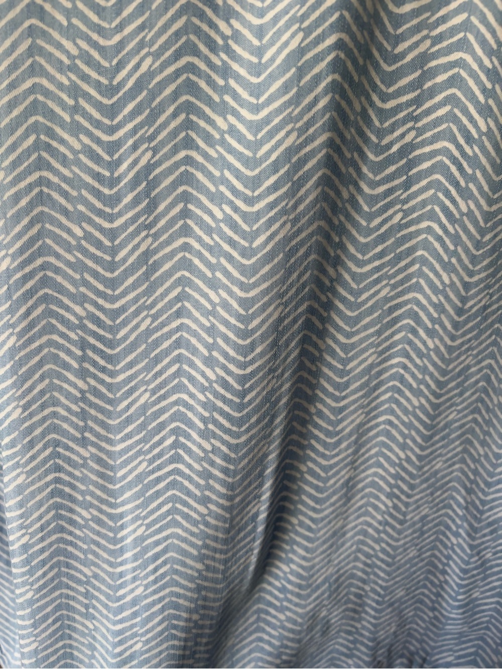Vineyard Vines Blue and White Chevron Shirt Dress - Picture 4 of 6